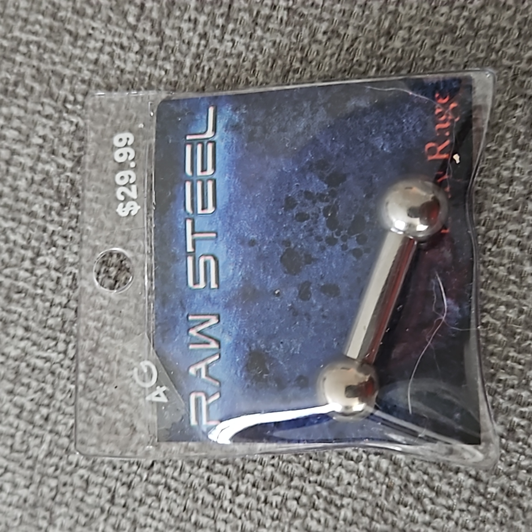 Body Piercing Barbell Style 4g